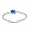 Ezüst Gyűrű Ausztrál Kék Zafírral, Y60978/54