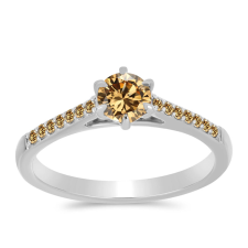  Ezüst Gyűrű Pezsgő Moissanite-tal, Y62715/57 gyűrű