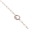  Ezüst karkötő swarovski kristállyal
