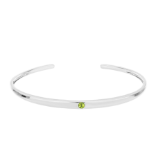  Ezüst Karperec Changbai Peridottal, Y61146 karkötő