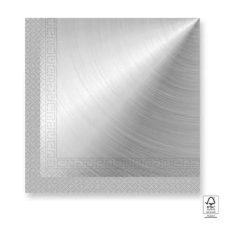  Ezüst Next Generation Silver szalvéta 20 db-os 33x33 cm FSC papírárú, csomagoló és tárolóeszköz