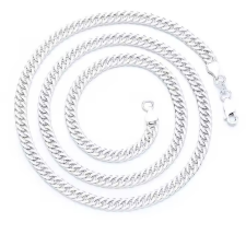  Ezüst nyaklánc férfiaknak, 55 cm nyaklánc