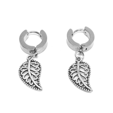  Ezüst színű falevél fülbevaló III. fülbevaló