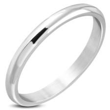  Ezüst színű, gravírozható nemesacél karikagyűrű-3 gyűrű