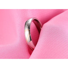  Ezüst Színű Rozsdamentes Acélból Készült Gyűrű Real Love Felirattal gyűrű
