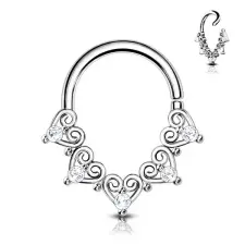  Ezüst Színű Septum Piercing egyéb ékszer
