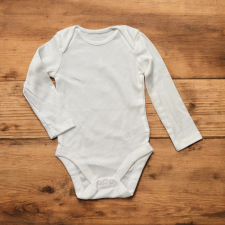 F&F Hófehér hosszú ujjú body kombidressz, body