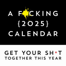 F*cking 2025 Wall Calendar – Sourcebooks naptár, kalendárium