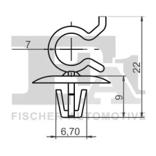 FA1 Patent, dísz-/védőléc 21-40072.5 autóalkatrész