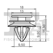 FA1 Patent, dísz-/védőléc 89-40016.5 autóalkatrész