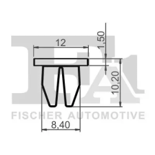 FA1 Patent, dísz-/védőléc 89-60006.5 autóalkatrész