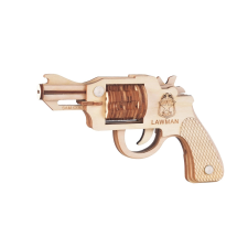 Fa 3D puzzle gumikar revolver puzzle, kirakós