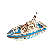 Fa 3D puzzle hajó építőjáték gyerekeknek puzzle, kirakós