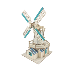  Fa 3D puzzle Holland szélmalom puzzle, kirakós