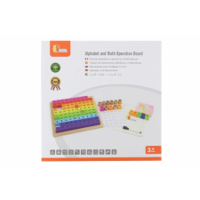  Fa ábécé és matematika készlet fajáték