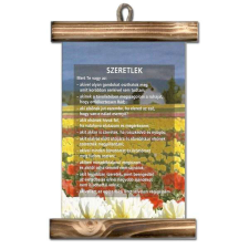  Fa díszes lap - Szeretlek - virág ajándéktárgy