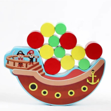  Fa egyensúlyozós ügyességi játék - kalózhajó egyéb bébijáték