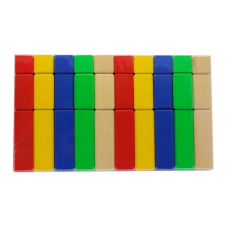 Fa építőkocka, 30 db-os 34x18 cm fajáték