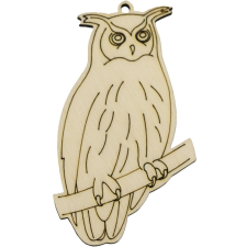  Fa figura 5db/csomag - Bagoly dekorációs kellék