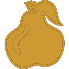 Fa figura KÖRTE 6-7cm 5db/cs. dekorációs kellék