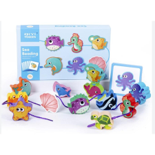  Fa fűzőcskés fejlesztőjáték, mintakövetési lehetőséggel (Qiyi) - Tenger egyéb bébijáték