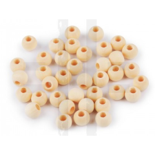  Fa gyöngy 10 mm - 100 db/csomag dekorációs kellék