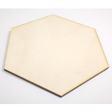  Fa hatszög ( 15 x 15cm) dekorációs kellék