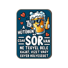  Fa hűtőmágnes, A hűtőben csak sör van hűtőmágnes