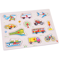 Fa jármű puzzle készlet 12 darabos puzzle, kirakós
