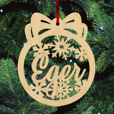  Fa karácsonyfadísz - Eger karácsonyfadísz