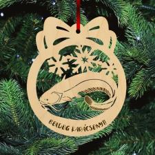  Fa karácsonyfadísz - Harcsa karácsonyfadísz