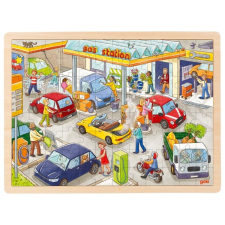 Fa kirakó - Benzinkút puzzle, kirakós