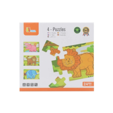 Fa kirakó - dzsungel puzzle, kirakós