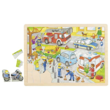 Fa kirakó - Rendőrség puzzle, kirakós
