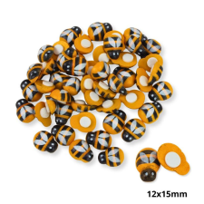  Fa méhecske dekor öntapadós 12x15mm 50db/cs dekorációs kellék
