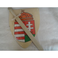 Fa pajzs karddal, magyar címerrel kreatív és készségfejlesztő