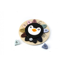  Fa pigvines puzzle kivehető számokkal Magni készségfejlesztő