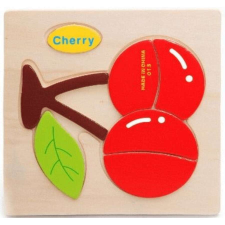  Fa puzzle  - cseresznye (7 db-os készségfejlesztő játék kicsiknek) puzzle, kirakós