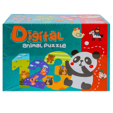  Fa puzzle, figurák, 10 darab puzzle, kirakós