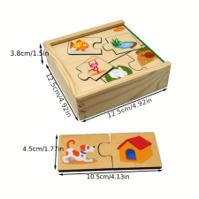  Fa Puzzle Játék Oktató Fa Puzzle Doboz puzzle, kirakós