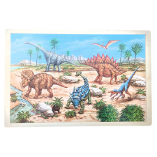  Fa puzzle, kirakós táblán 100 db-os Dinoszaurusz puzzle, kirakós