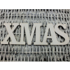  Fa "Xmas" felirat fehér 30cm