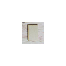 Fa tábla téglalap, mérete: 4,5x7 cm dekorációs kellék
