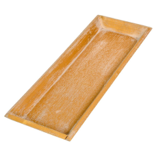  Fa tálca antik arany 39x15cm dekorálható tárgy