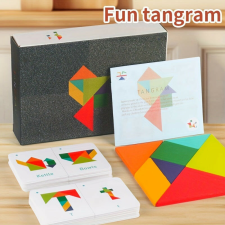  Fa Tangram geometriai alak kirakós játék oktatójáték