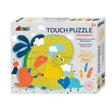 Fa tapintós puzzle, Dinók puzzle, kirakós