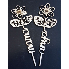  Fa virág 30 cm /32 dekorációs kellék