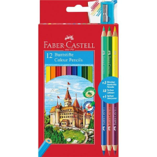 Faber-Castell 12 db+3 db-os bicolor (120112+3) színes ceruza készlet színes ceruza