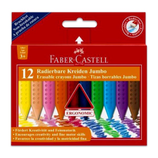 Faber-Castell 12 db-os radírozható vastag zsírkréta készlet kréta