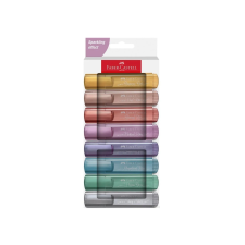 Faber-Castell : 1546 Metál 8 db-os szövegkiemelő filctoll szett filctoll, marker